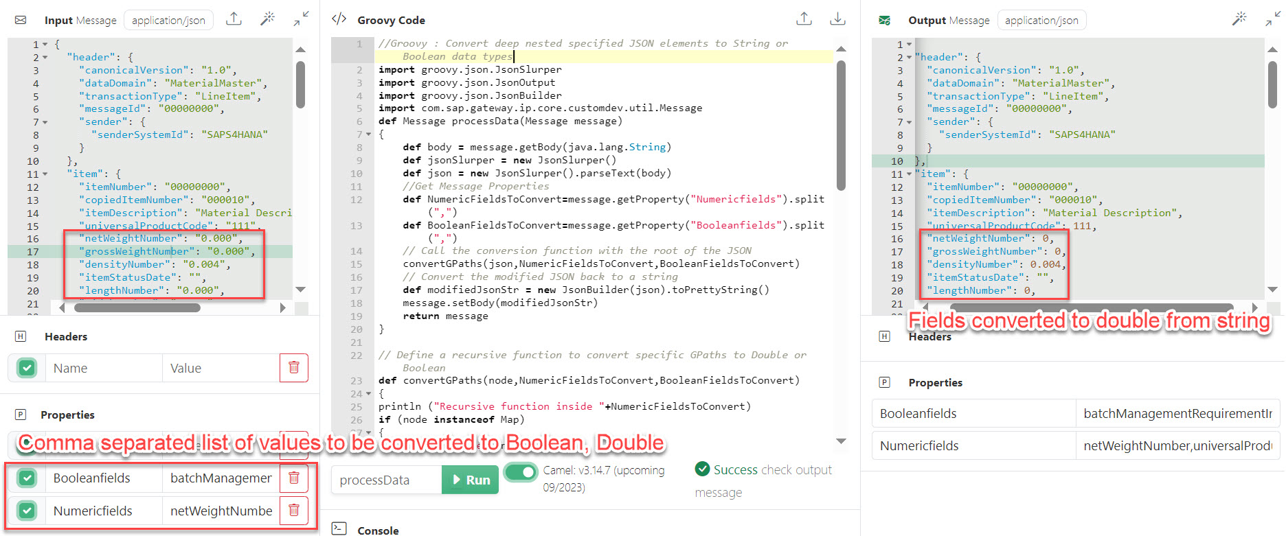 CPI Convert Deep Nested Specified JSON Elements To Double Or Boolean CPI Convert Deep Nested Specified JSON Elements To Double Or Boolean